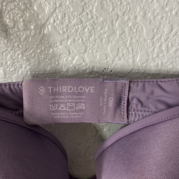 ThirdLove 24/7 Classic T Shirt Purple Bra - Picture 6 of 10
